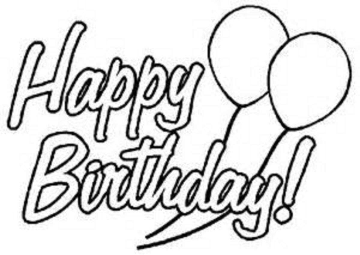 1200x852 Incredible Birthday Coloring Pages For Kids Image Happy Styles