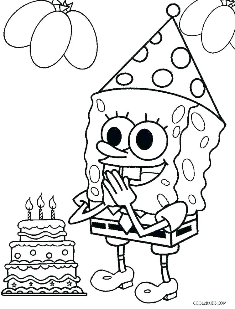 750x987 Birthday Boy Coloring Pages