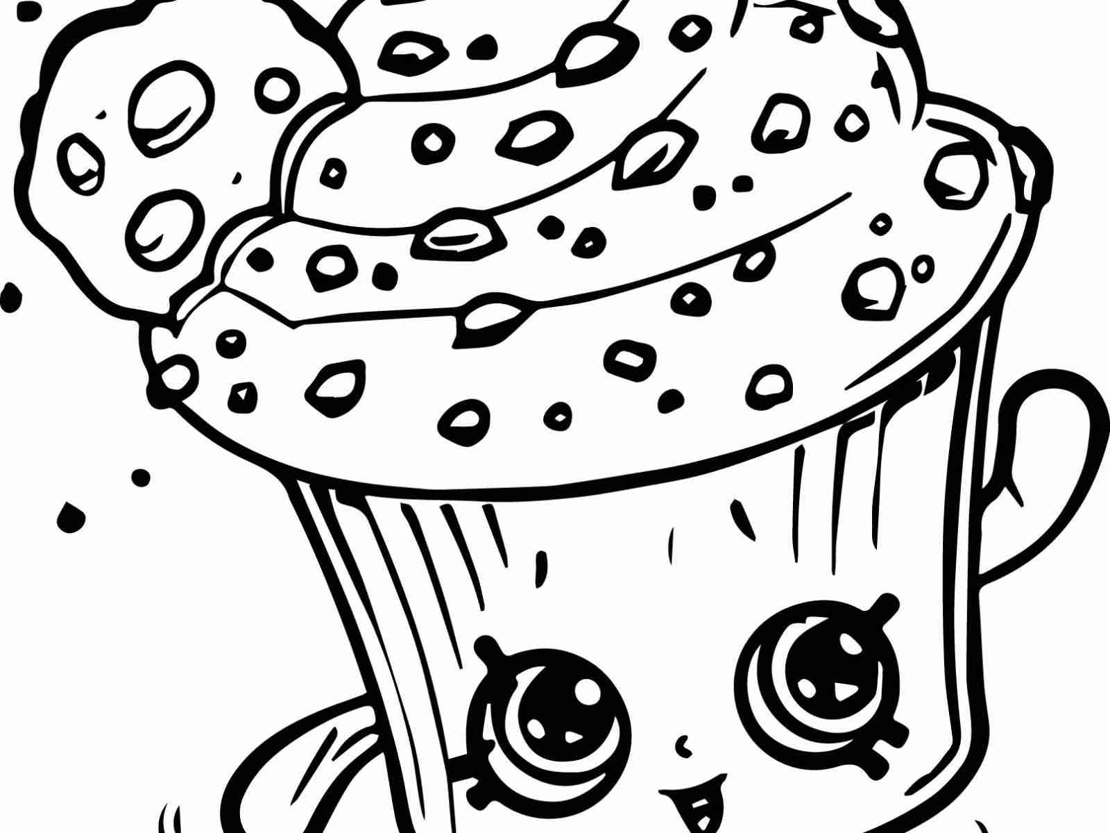 1600x1200 Birthday Cupcake Coloring Page Pages For Kids Free Printable