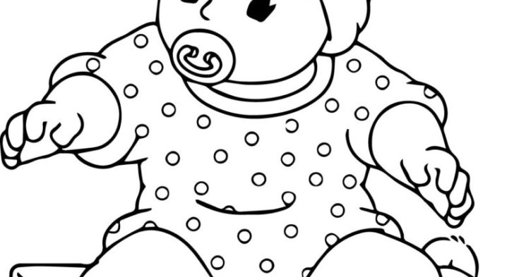 728x393 Baby Pictures Coloring Page American Girl Bitty Baby Coloring Page