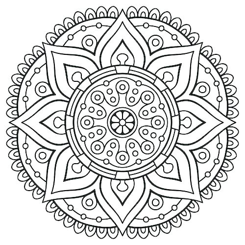 500x500 Free Printable Coloring Pages For Adults Pdf
