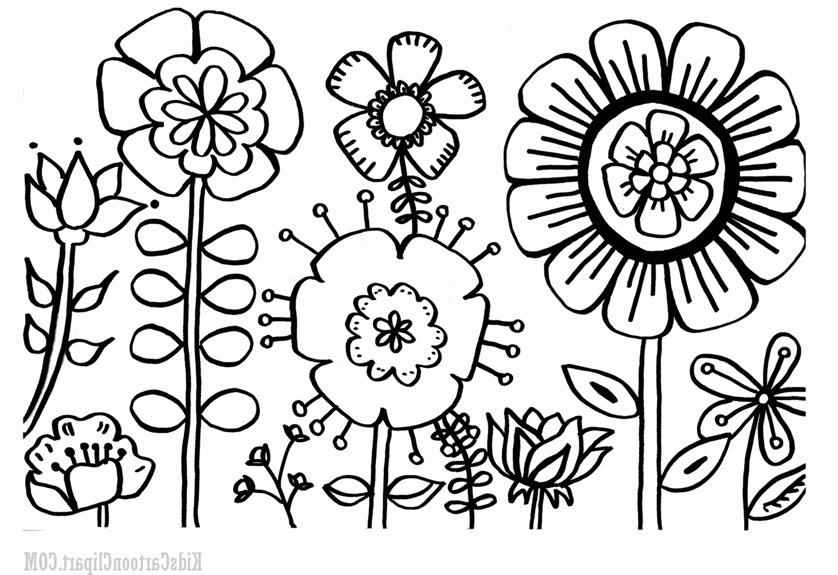 1700x1168 New Flower Garden Coloring Pages Gallery Free Coloring Pages