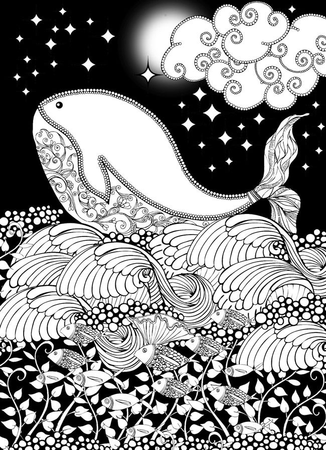 650x896 Creative Haven Sea Life Wonders Coloring Book Amazing Designs