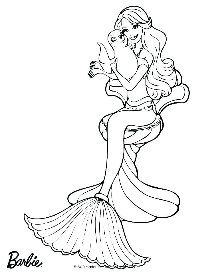 736x951 Free Coloring Pages To Print Barbie Coloring Pages Online Barbie