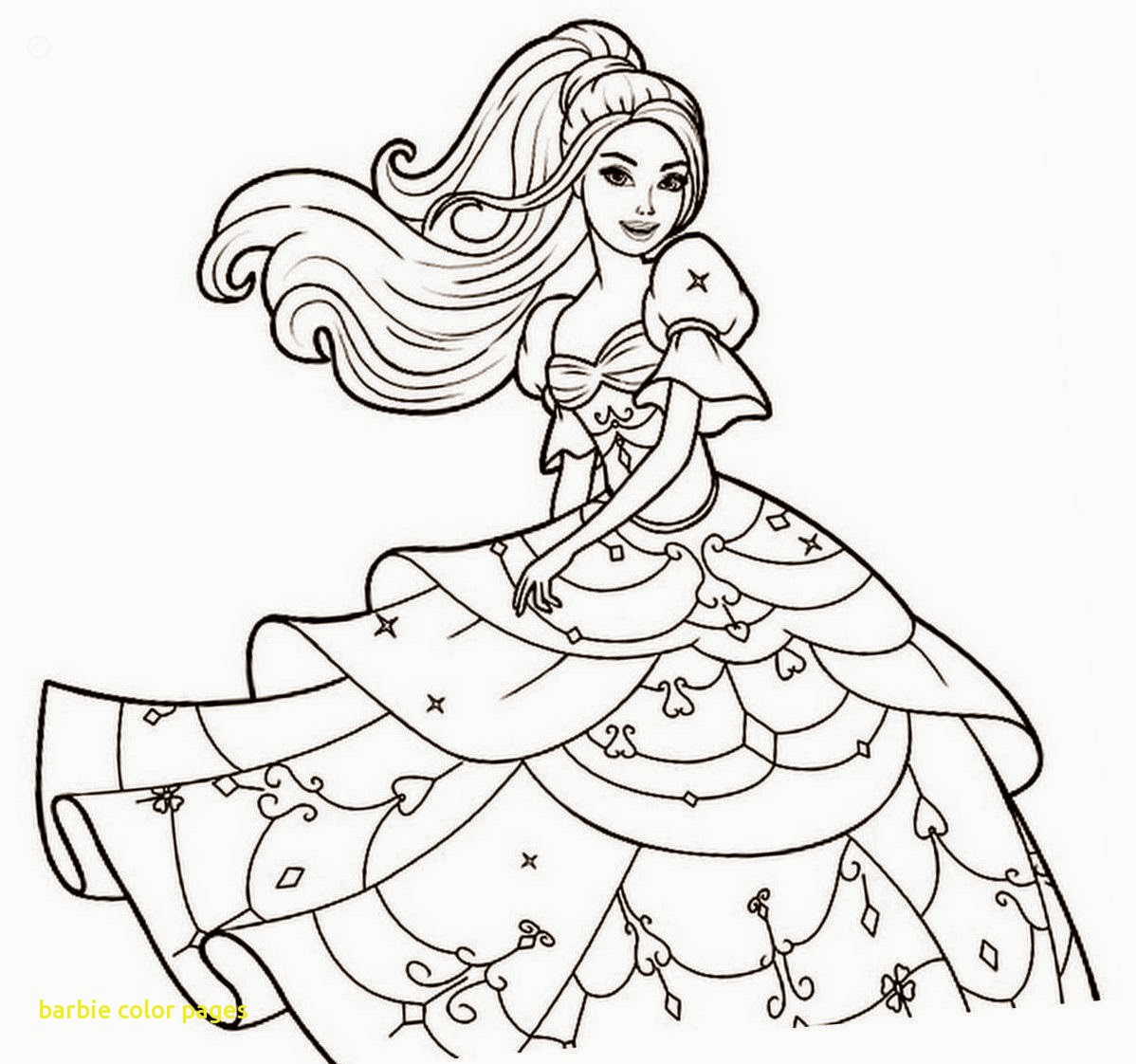 1198x1122 Barbie Color Pages With Drawn Coloring Page Pencil And In New