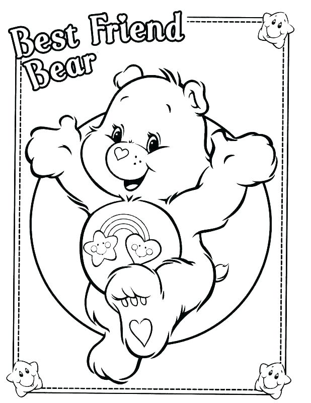 618x800 Care Bear Coloring Page Black Bear Coloring Page Black Bear