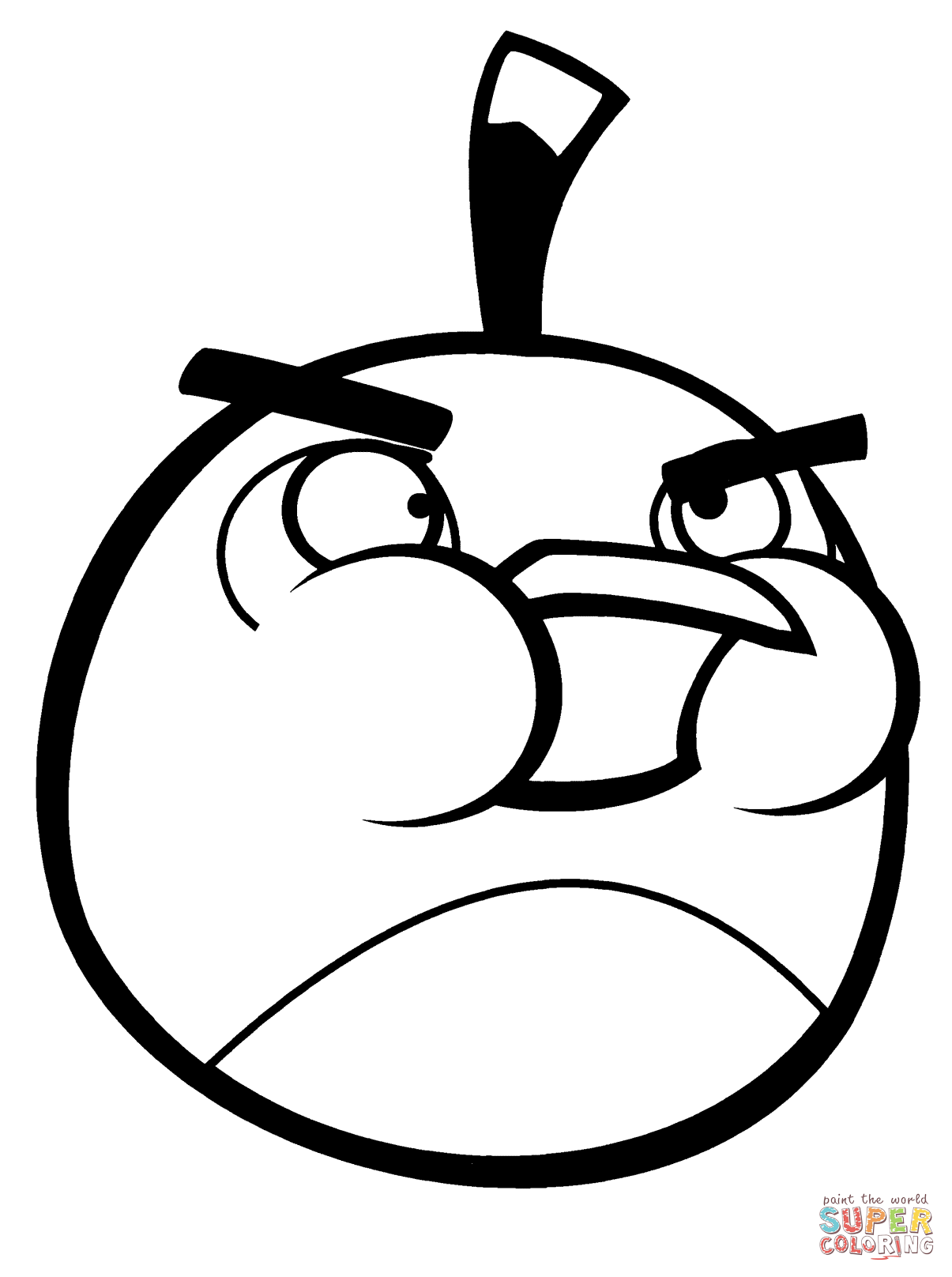1205x1616 Best Of Angry Birds Bomb Coloring Pages