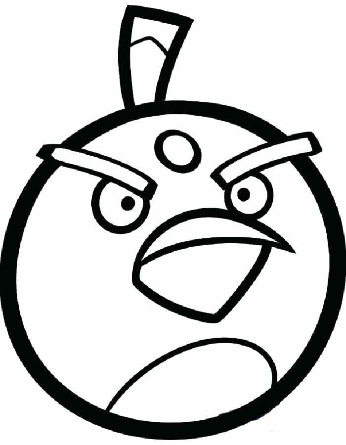 700x900 Yellow Angry Bird Coloring Page Angry Birds Coloring Pages Black