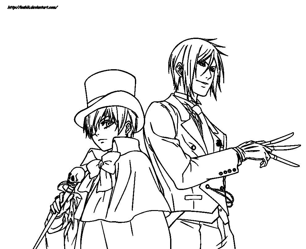 991x806 Ciel Phantomhive And Sebastian Michaelis By Ioshiklineart On Fancy
