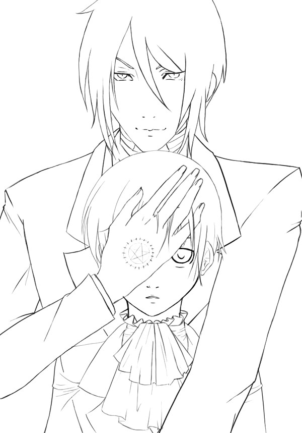 600x858 Learn How To Draw Ciel Phantomhive From Black Butler Coloring