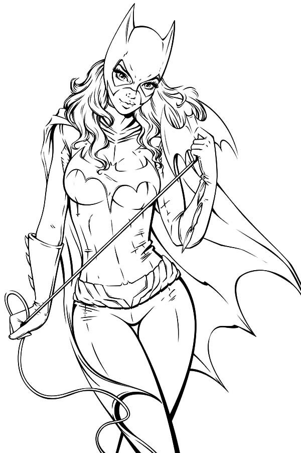 600x902 Batgirl Anchor Coloring Pages Best Place To Color