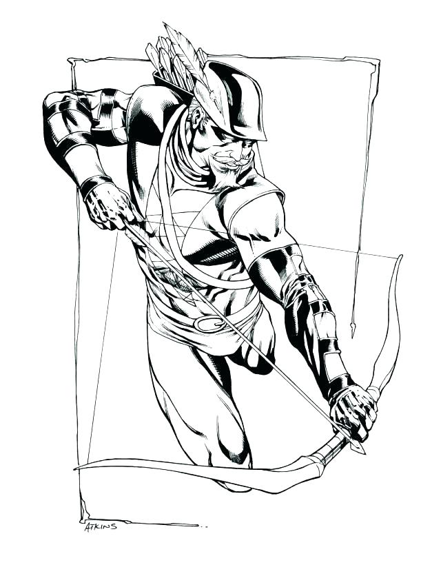 640x852 Green Arrow Coloring Pages Black Canary Coloring Pages Green Arrow