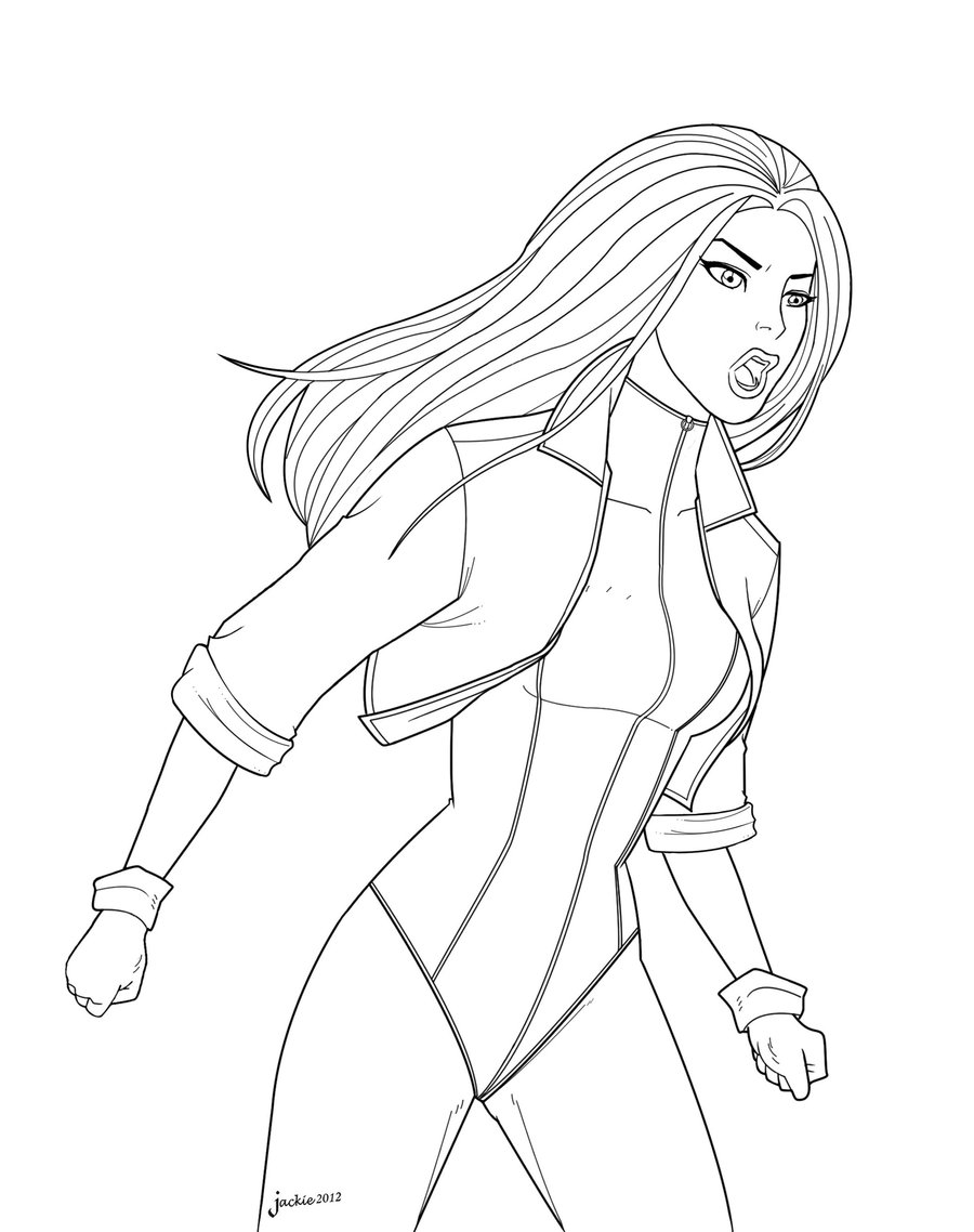 900x1138 Black Canary Coloring Pages