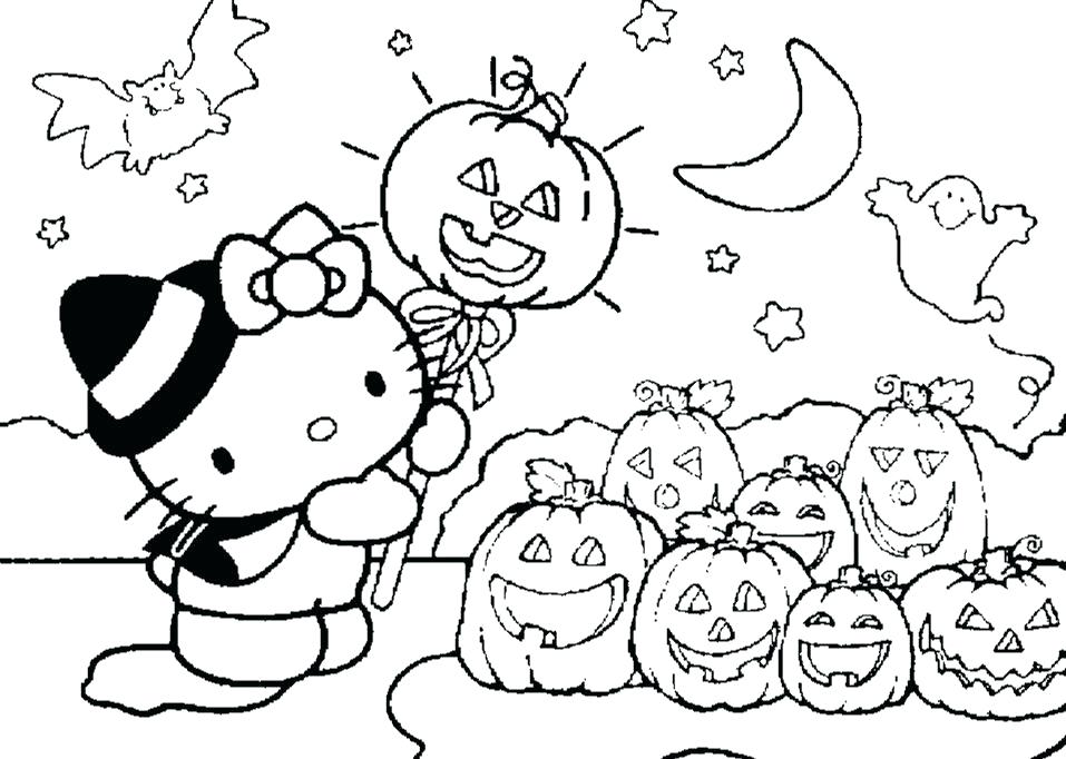 957x682 Cool Halloween Coloring Pages