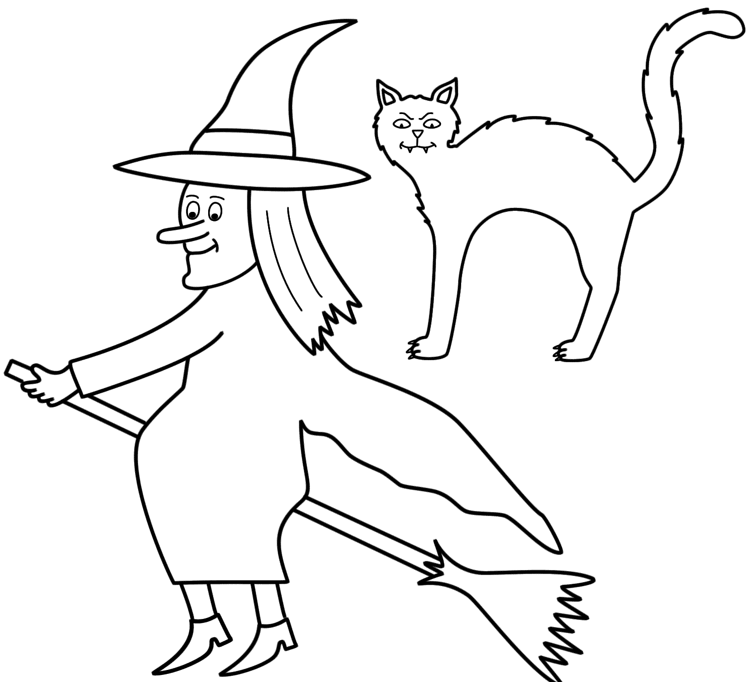 1490x1352 Best Of Halloween Black Cat Coloring Pages