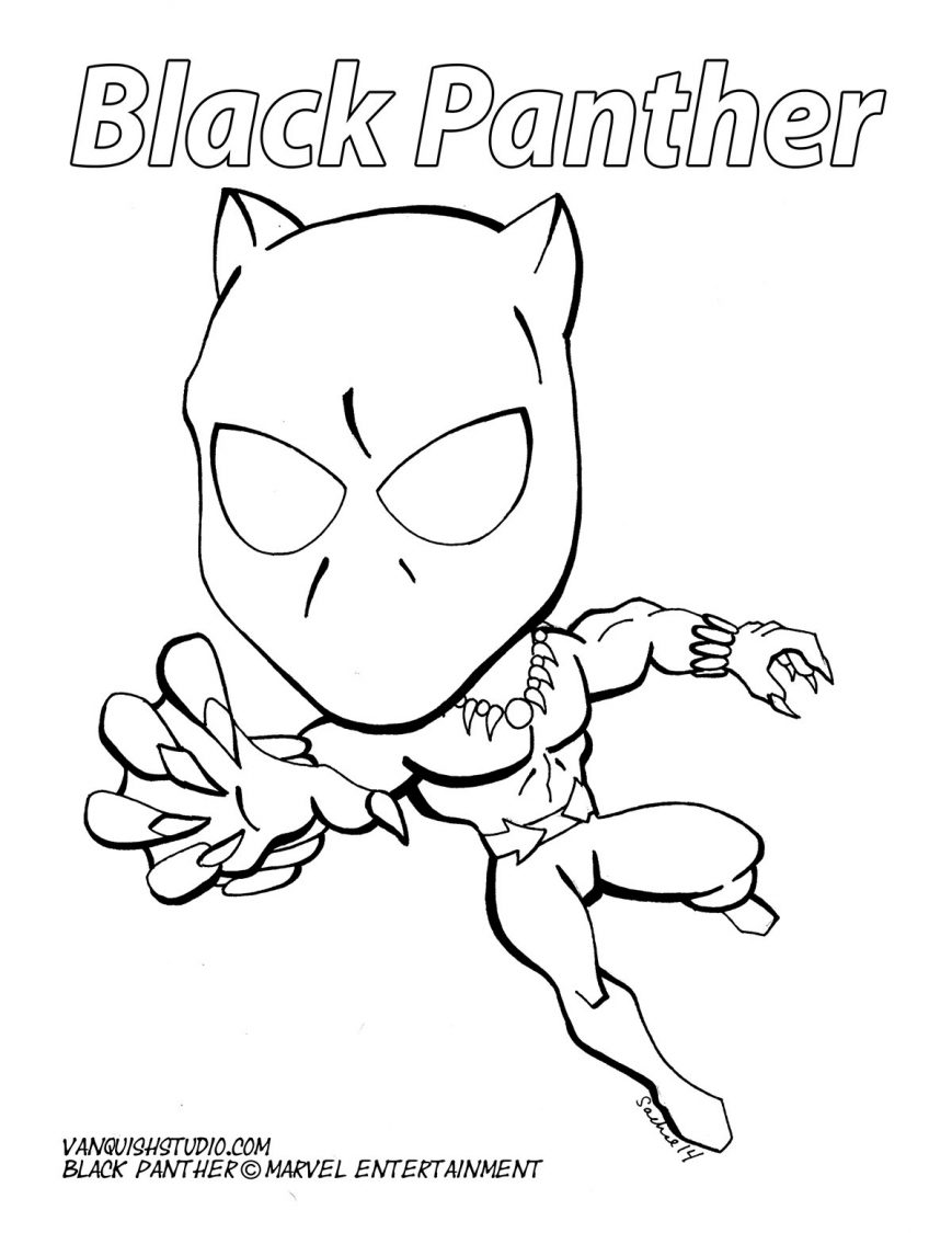 869x1125 Black Panther Coloring Pages Pictures Concept Free Marvel Online