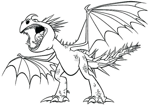 600x429 Realistic Baby Dragon Coloring Pages Baby Dragon Coloring Free