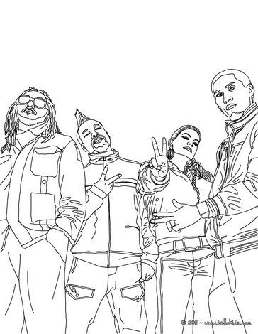 364x470 The Black Eyed Peas Coloring Page. More Black Eyed Peas Content
