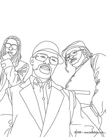 364x470 This Will. I. Am., Taboo And Apl. De. Ap. Coloring Page, More