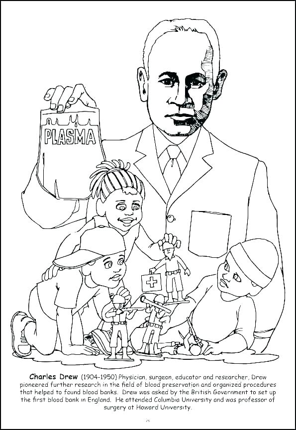 595x864 Black History Coloring Pages Free Black History M Great History