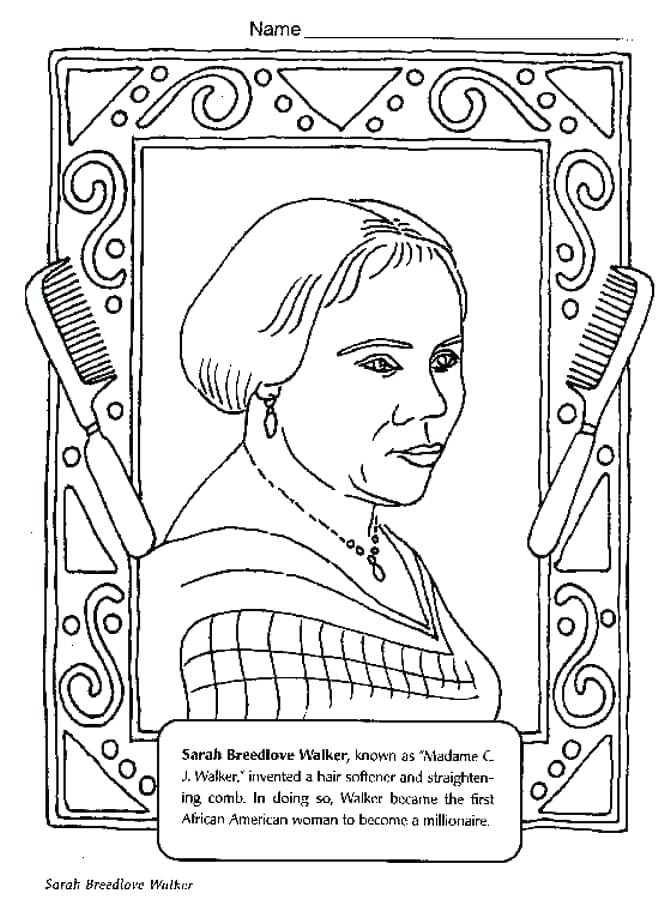 Black History Printable Coloring Pages