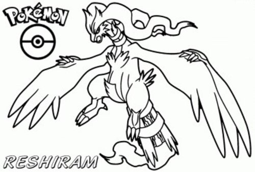 500x337 Pokemon Black Kyurem Coloring Pages