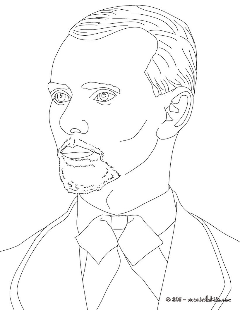 820x1060 Famous American People Coloring Pages