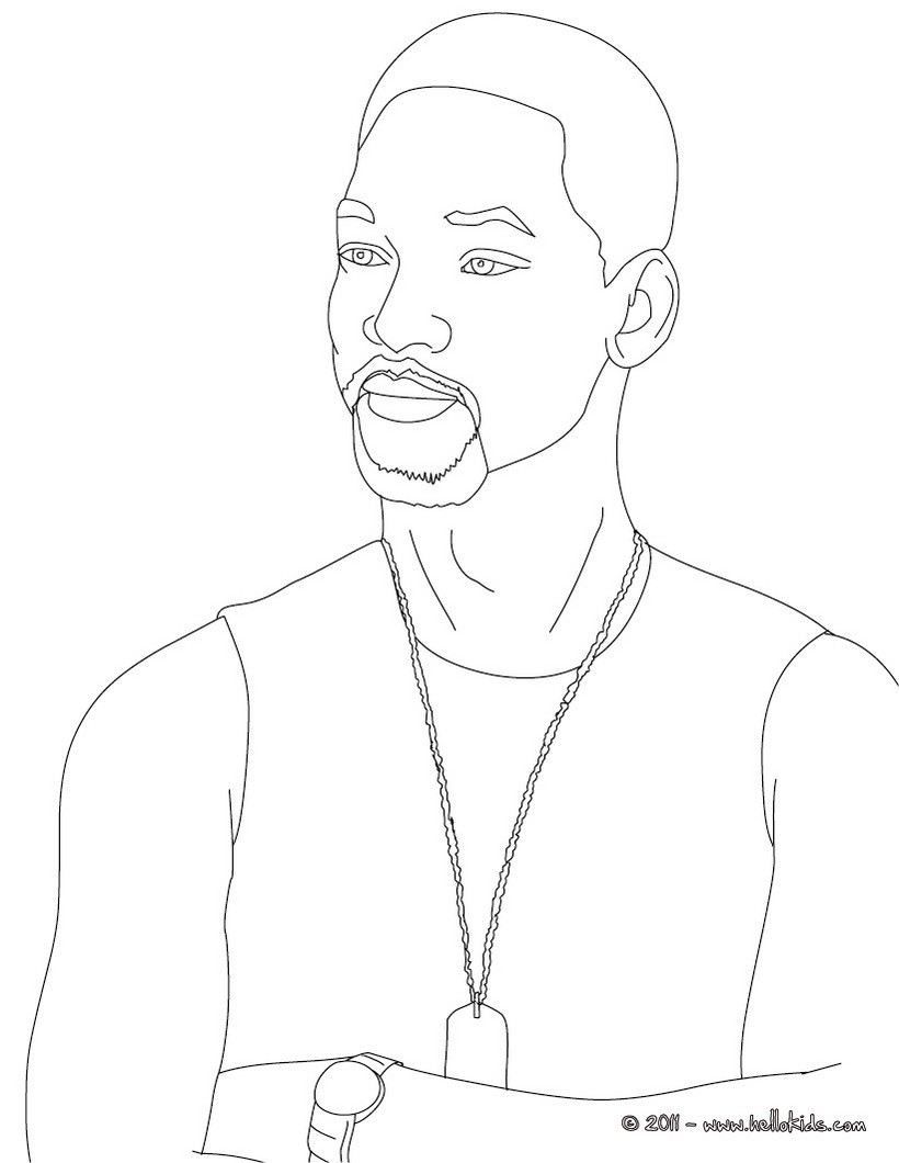 820x1060 Will Smith Coloring Pages
