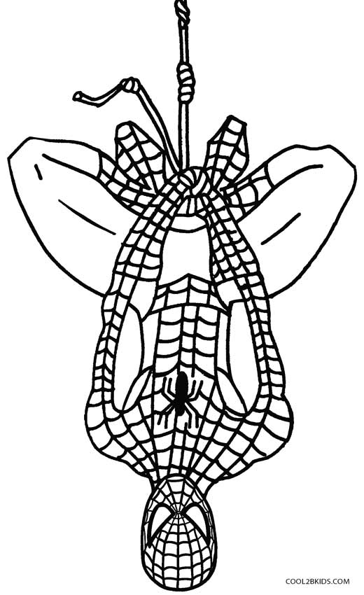520x850 Printable Spiderman Coloring Pages For Kids Cool2bkids