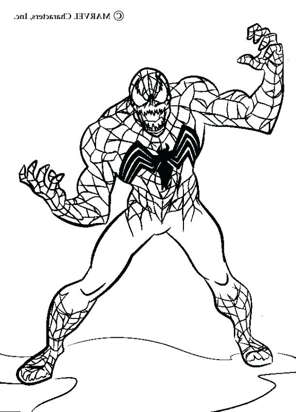 610x850 Black Spiderman Coloring Pages Black Suit Spiderman Coloring Pages