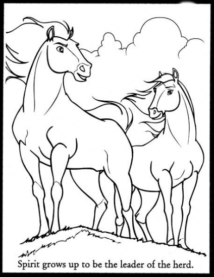 424x550 Spirit Stallion Color Spirit Stallion The Cimarron Coloring