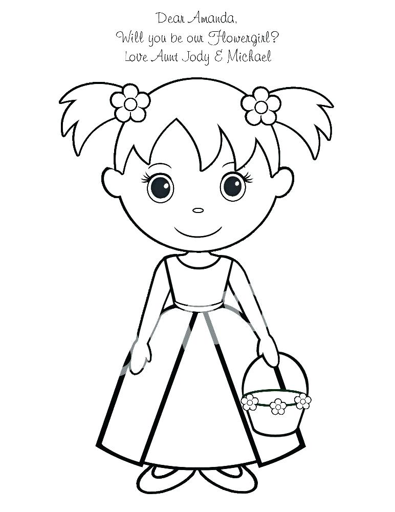 772x1000 Printable Wedding Coloring Book