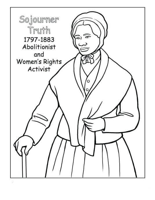 Black Women Coloring Pages