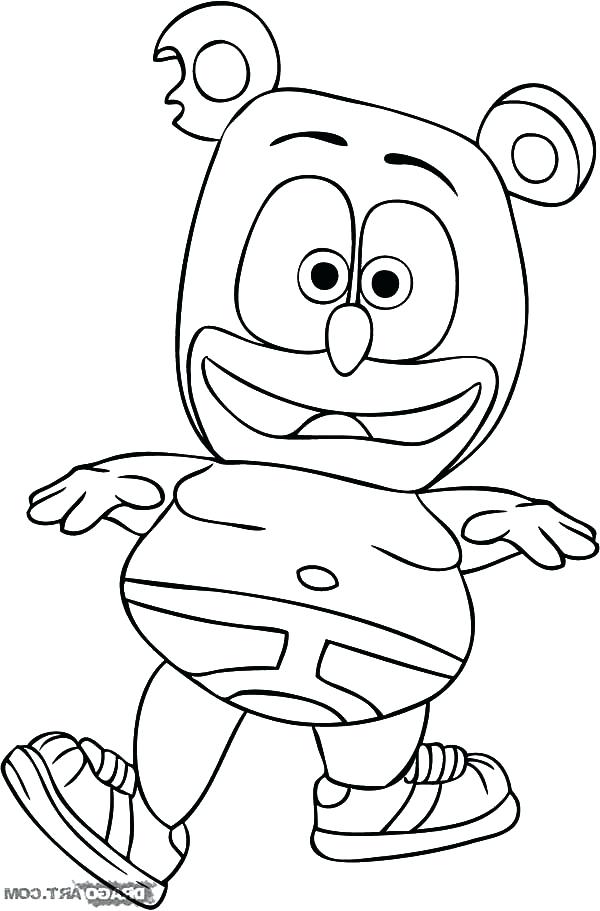 600x911 Paddington Bear Coloring Pages Bear Eating Sandwich Coloring Page
