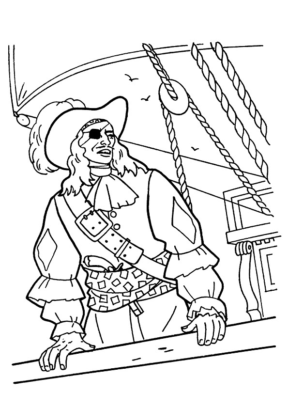 595x842 Top 10 Amazing Pirates Coloring Sheets For Kids