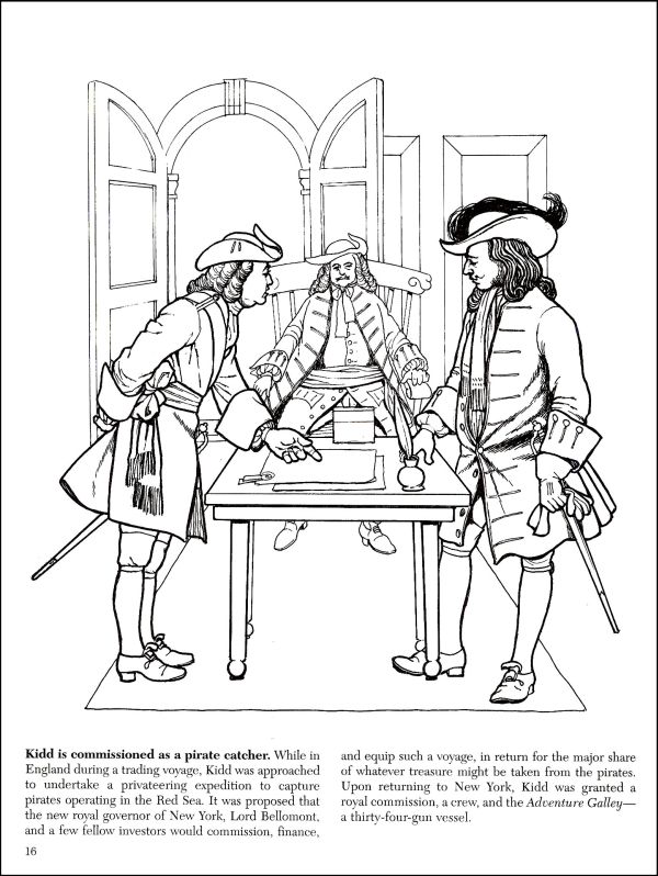 600x798 Blackbeard Amp Other Notorious Pirates Coloring Book (032285