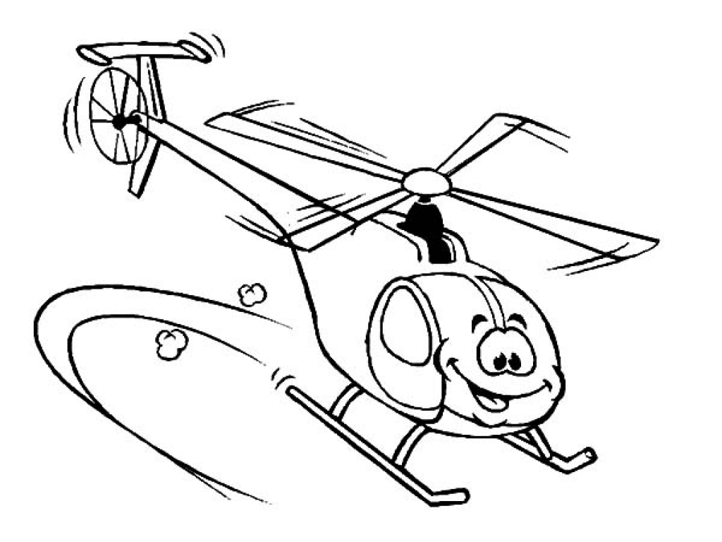 1024x768 Black Hawk Coloring Pages Helicopter