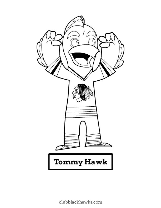612x792 Chicago Blackhawks Coloring Pages