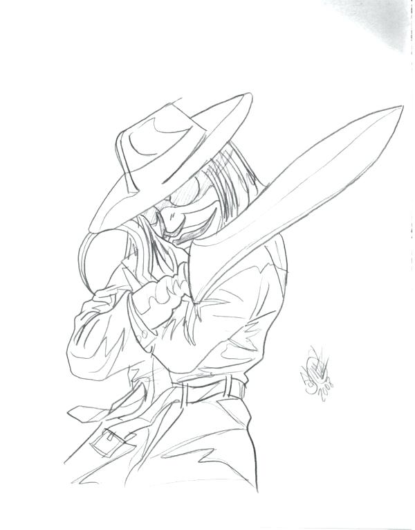 600x765 Puppet Master Coloring Pages Blade From Puppet Master By Go Five