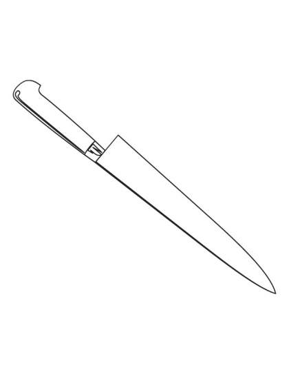 420x543 Free Knife Coloring Pages