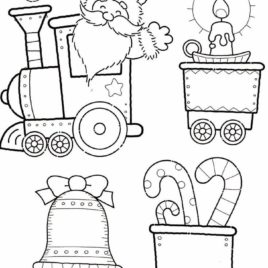 268x268 Free Christmas Coloring Pages Spiderman Coloring Pages Christmas