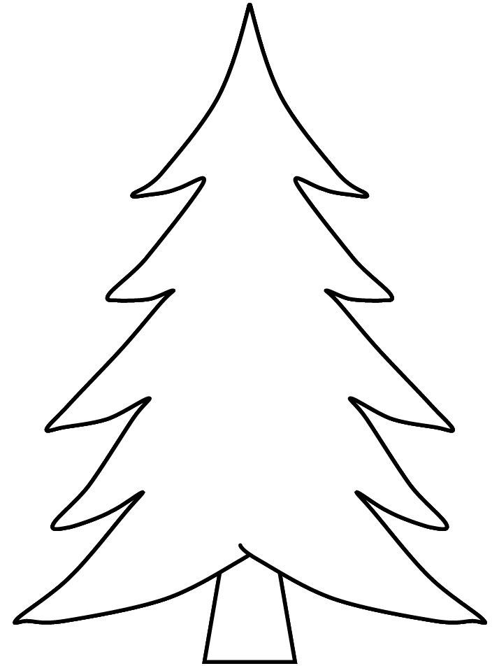 714x952 Blank Christmas Coloring Pages