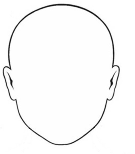 Blank Face Coloring Page