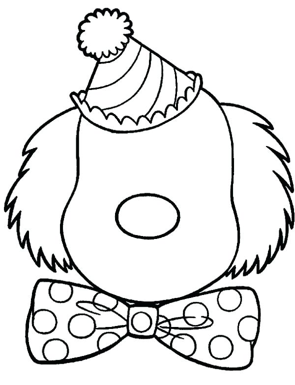 600x783 Blank Face Coloring Page Clown Face Coloring Page Blank Clown Face