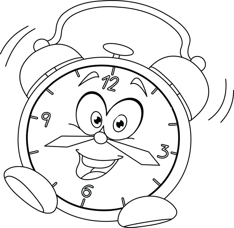 800x781 Clock Coloring Page Blank Face Coloring Page Analog Clock Blank
