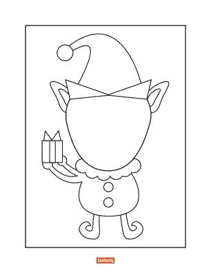 306x396 Girl Face Coloring Page Blank Face Coloring Page Elf Blank Girl