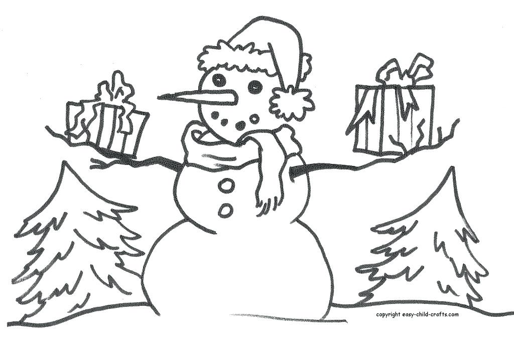 1024x702 Blank Snowman Coloring Also Blank Snowman Coloring Pages 478