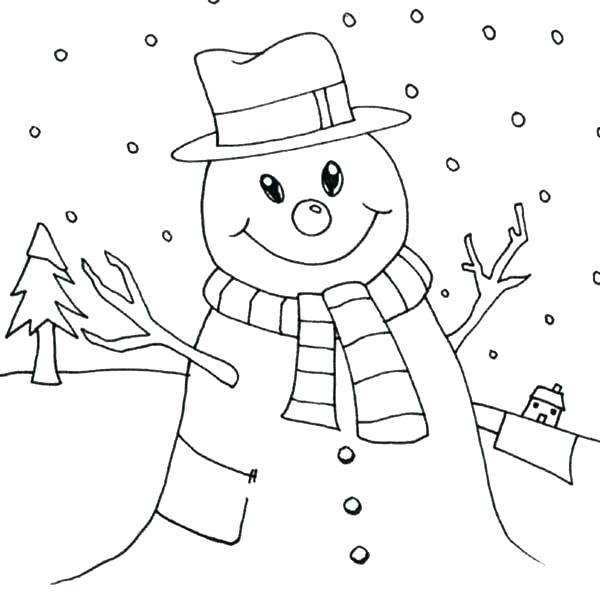 600x596 Coloring Page Snowman Coloring Page Snowman Blank Snowman Coloring