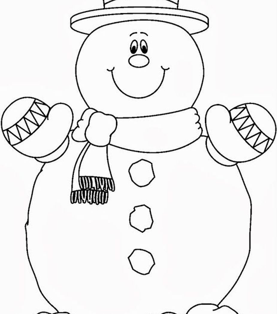 925x1050 Cool Jolly Snowman Blanks Coloring Free Coloring Pages