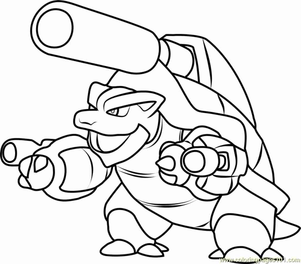 1024x896 Compromise Blastoise Coloring Page Revolutiona